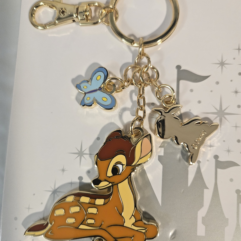 Disney Parks  Bambi Keychain with Charms - Picture 4 of 5
